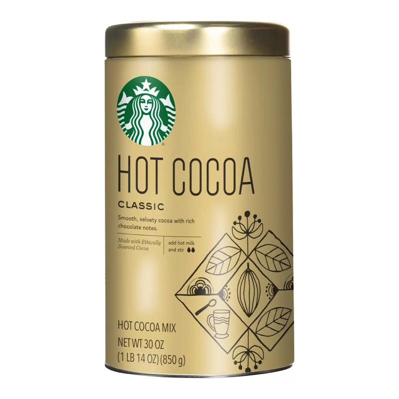 🍫 星巴克 Starbucks 罐裝經典可可粉 850公克 巧克力 好市多 Costco 代購