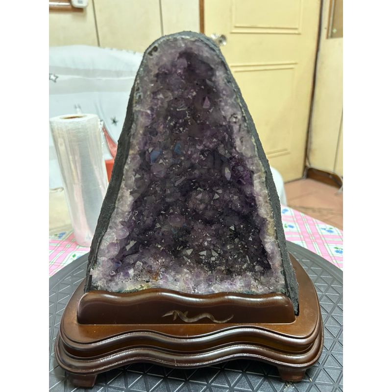 巴西金型紫水晶鈦晶晶洞6.55kg