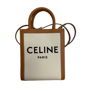 Celine 193302 凱旋門帆布迷你Cabas包 付長肩帶《佳節年終限時折扣》