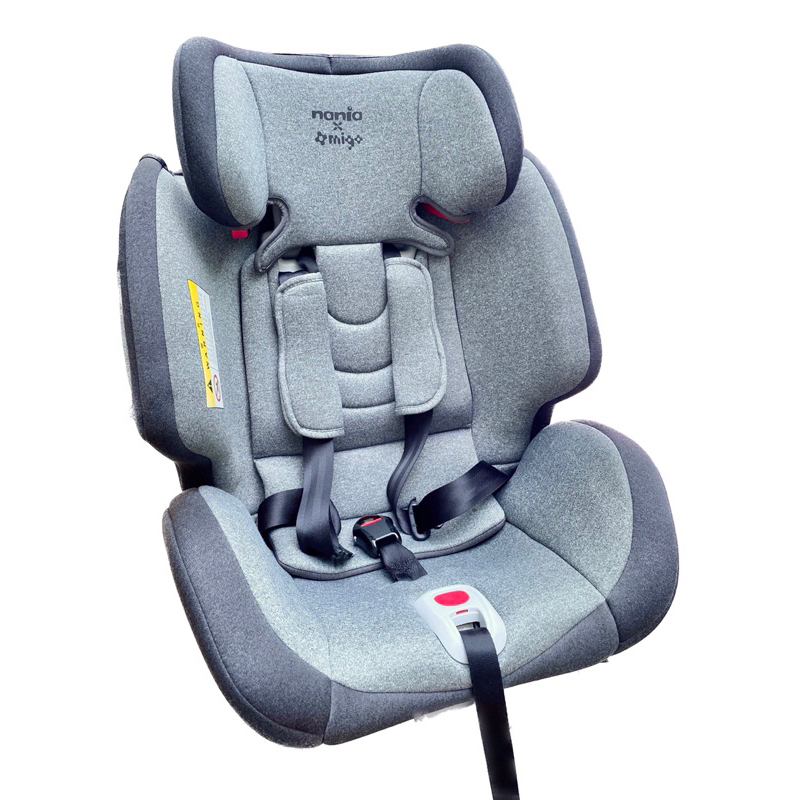 [二手]Nania x migo聯名0-12歲360度安全座椅 嬰兒座椅 汽車座椅-灰色