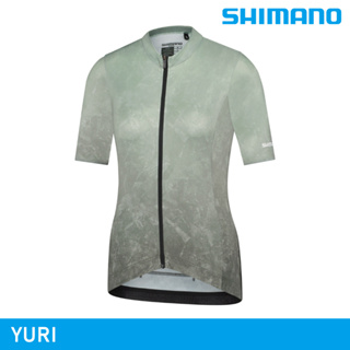 SHIMANO YURI 女性短袖車衣 / 青苔綠色 (女車衣 自行車衣)