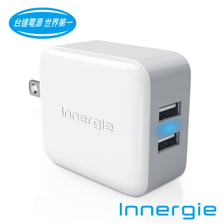 台達電 品質保證 Innergie 21瓦雙USB快速充電器 (PowerJoy Pro) 很少使用 二手充電頭便宜賣
