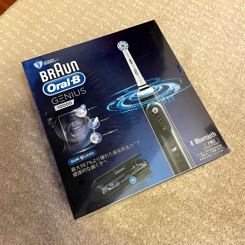 [全新] 德國百靈BRAU Oral-B-Genius10000 3D 智慧追蹤電動牙刷 黑色