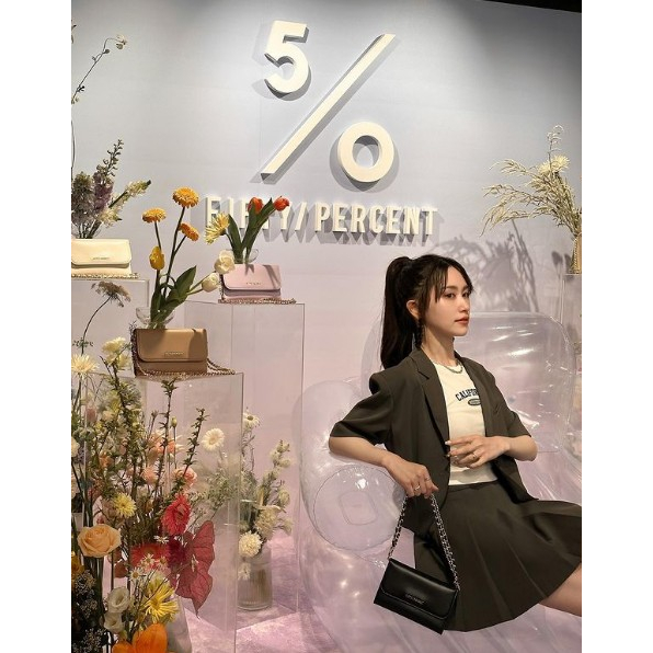 50% Fifty Percent｜單釦造型百褶短褲裙+短袖西裝外套pingping