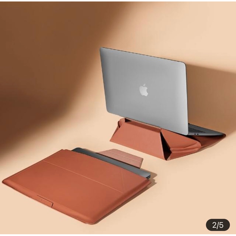 美國 MOFT 14吋隱形立架筆電包macbook air (棕橘色)