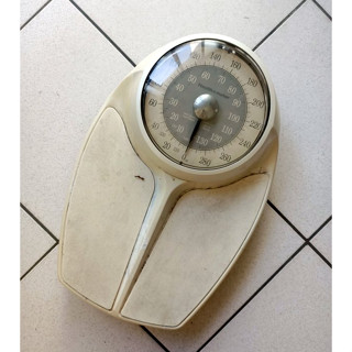 美國Health o meter 早期鐵殼指針式體重計