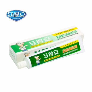 〔牙得安〕全效型牙齦護理牙膏 草本植萃 植物鹼 120g/條 台灣製