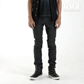 [零碼黑灰XL釋出] MACHI 牛仔褲 長褲 窄褲 Washed Denim (MIT)