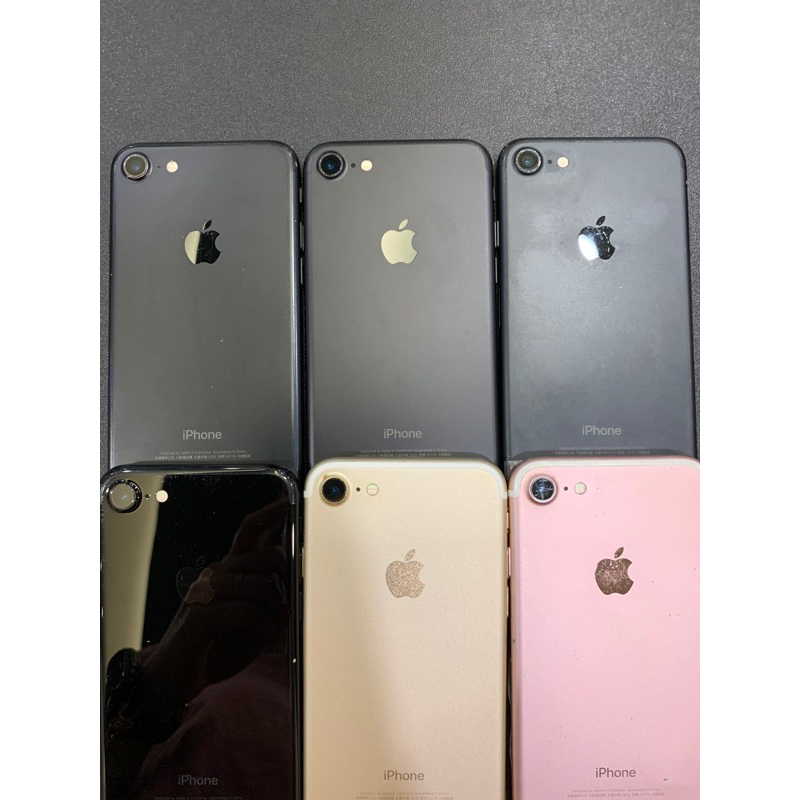 🎩二手商品🎩Apple iphone7系列 4.7吋 玫瑰金 金 銀 灰 紅 曜石黑128g 256g