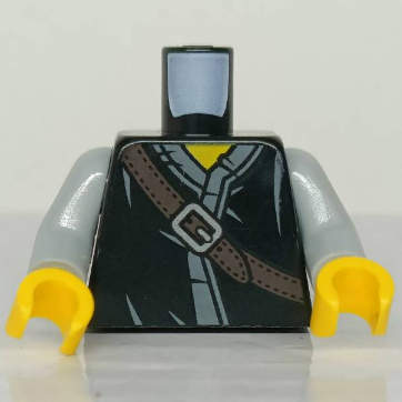 &lt;樂高人偶小舖&gt;正版樂高LEGO 特殊52-1 黑 肩背工具掛勾 人偶 單個身體