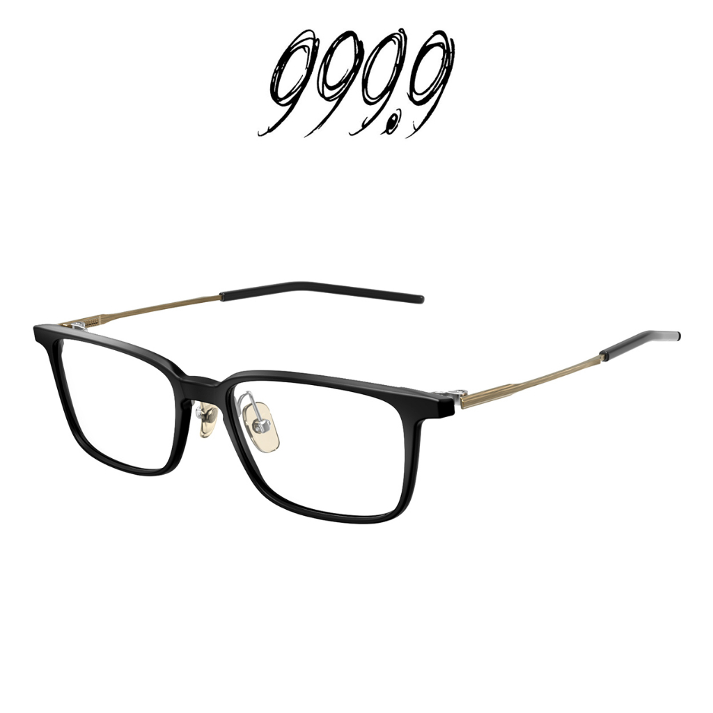 日本 999.9 Four Nines 眼鏡 NPM-115 9003 (黑/古銅) 鏡框【原作眼鏡】