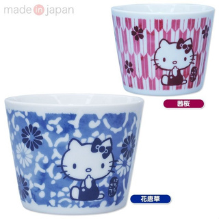 日本Hello Kittyハローキティ美濃燒茶杯(和風)