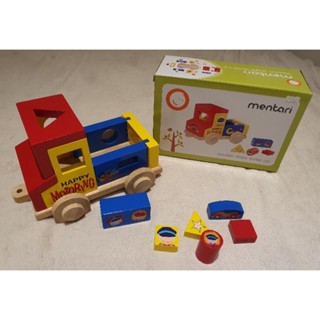 <二手優品> mentari 歡樂積木小卡車