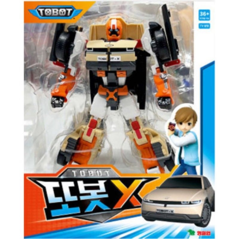 可超取🇰🇷韓國境內版 tobot X 機器戰士 金色 車子 變形 機器人