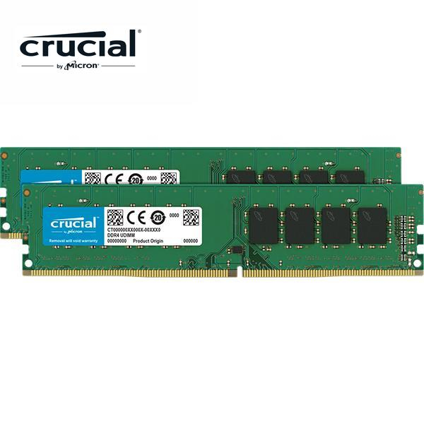 Micron美光 Crucial DDR4 3200 16G(8Gx2)雙通道記憶體(原生)CT2K8G4DFS832A