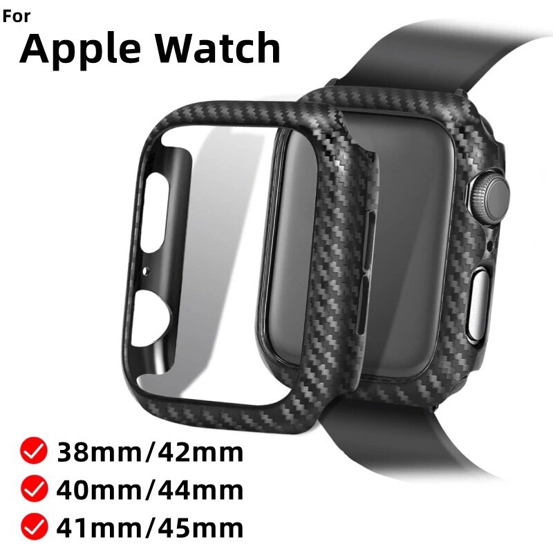Apple Watch 6 5 3 4 watch 碳纖維 玻璃 保護殼 38 40 42 44 蘋果 手錶 保護套