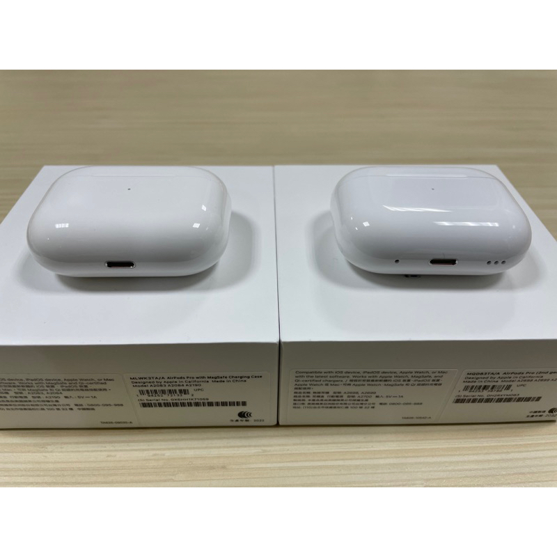 蘋果原廠 全新AirPods Pro 1 2代無線充電盒 不含耳機 保固一年 支援Lightning充電