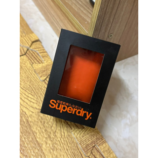 Superdry盒子 收納盒 紙盒 極度乾燥 手錶盒 黑橘配色盒子