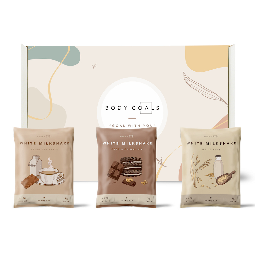 【Body Goals】Miracle 飽飽控卡白奶昔 - 隨手包｜綜合口味