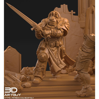 Tazo工坊[3DA]角鬥士 姿勢1 Crusader Pose1 3D列印模型GCP