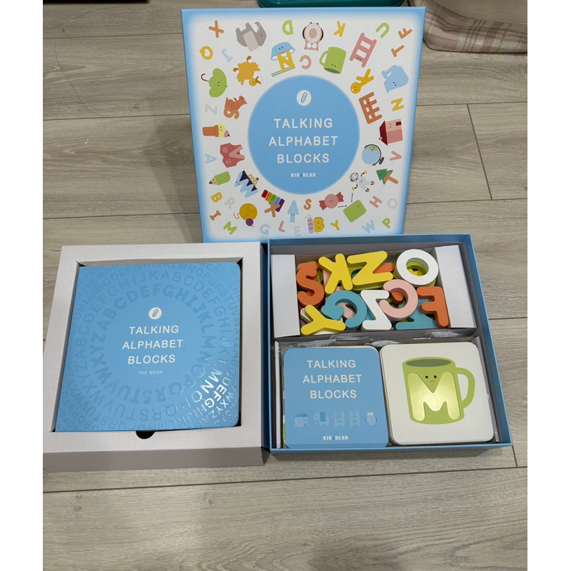 近全新 KidsRead 有聲積木 Talking Alphabet Blocks