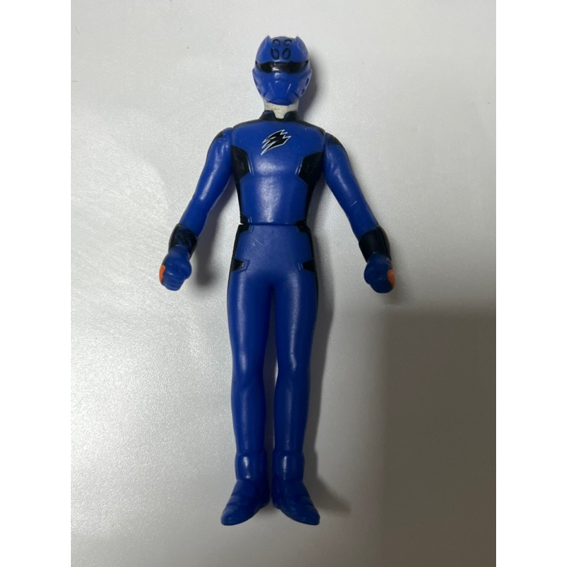 小光玩具 萬代出品 獸拳戰隊 激氣連者 8.5公分軟膠 激氣藍