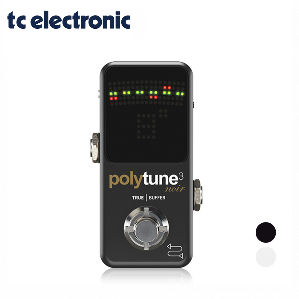 tc electronic Polytune 3 Mini 地板式調音器 白/黑款【敦煌樂器】