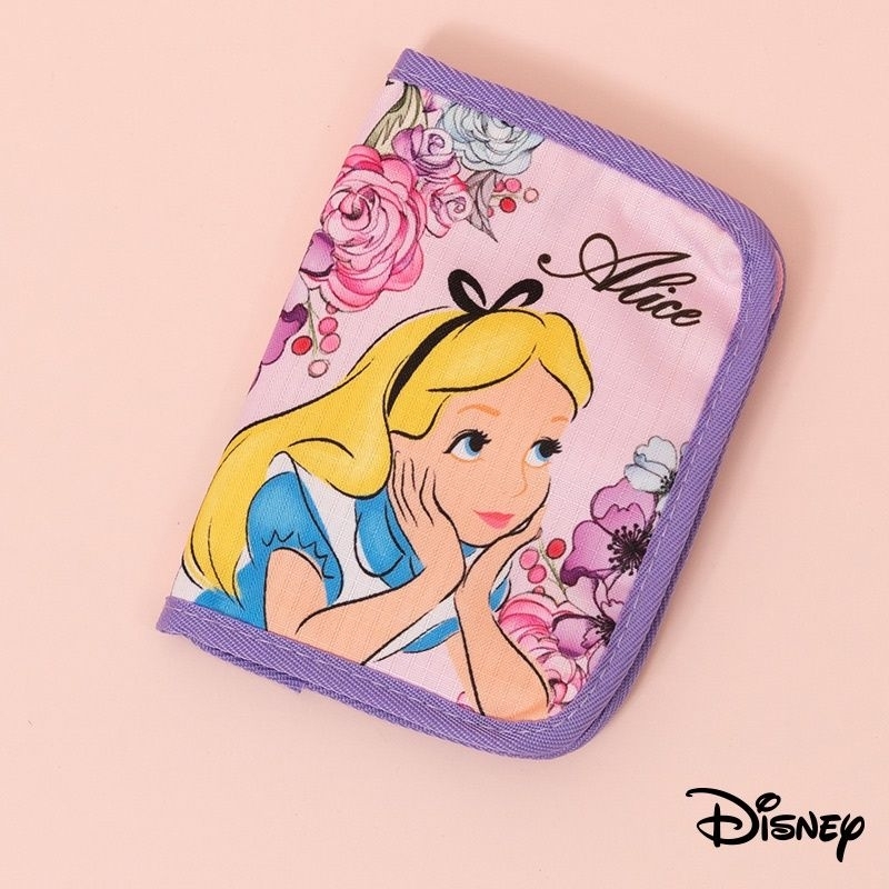 迪士尼 愛麗絲 萬用包 護照套 收納包 護照夾