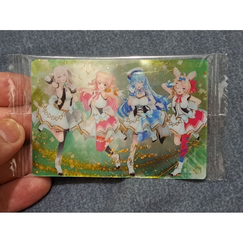 團卡 5期生 五期生 獅白 菈米 音音 波魯卡 hololive 2 威化餅 餅卡 收藏卡 威化餅卡 動漫