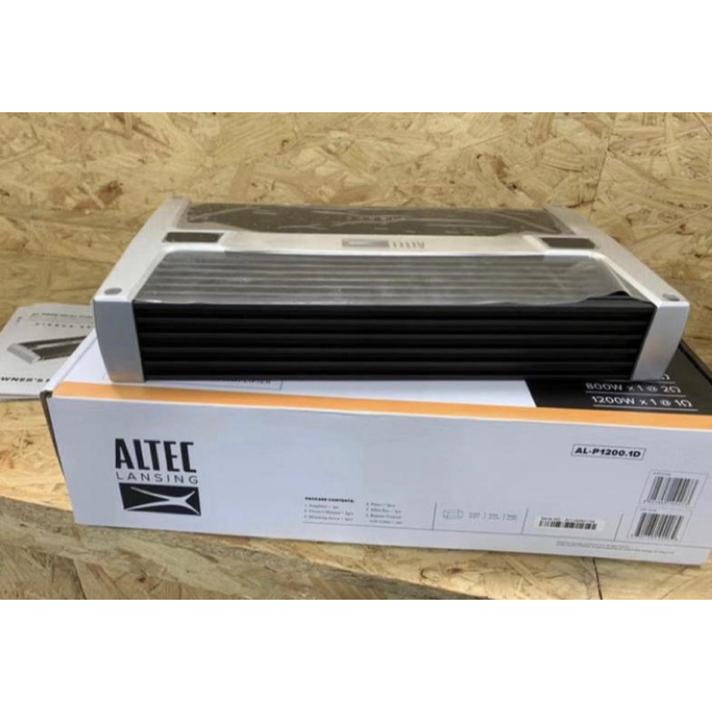 全新正品美國ALTEC AL-P1200.1D D類單聲道擴大機