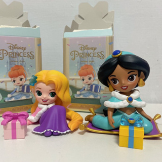 迪士尼公主 PRINCESS WINTER GIFTS 茉莉公主 阿拉丁 長髮公主 公仔盲盒