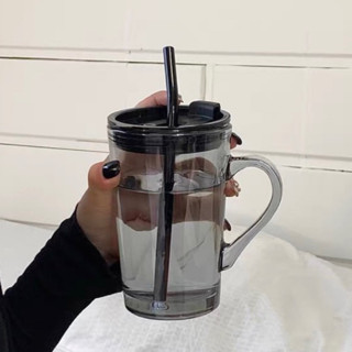 coucou ㋛"日常質感玻璃杯/握把玻璃杯吸管杯"
