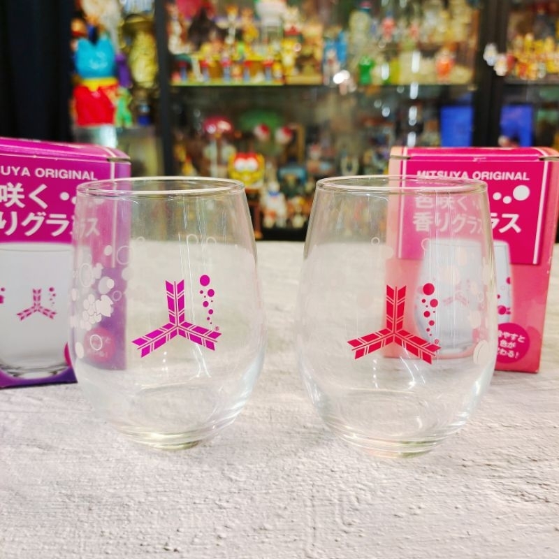 日本製 朝日 asahi mitsuya original 限定 變色杯 水杯 調酒杯 玻璃杯 飲料杯 酒杯