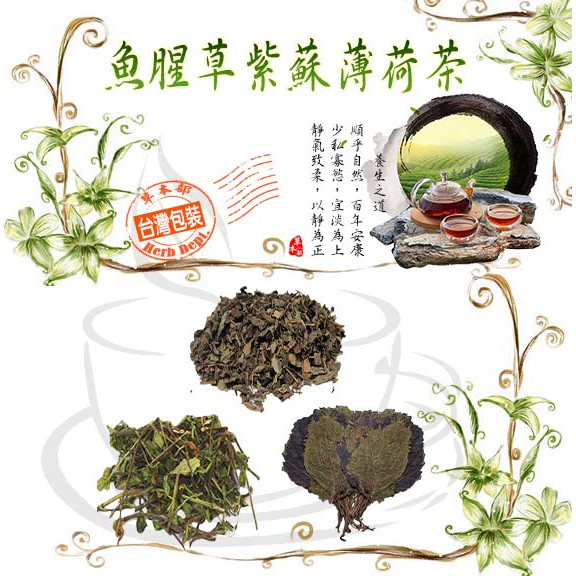 魚腥草紫蘇薄荷茶 魚腥草 紫蘇 薄荷 降火氣 潤喉 茶包 養生茶 清潤防護【買五袋送一袋/蝦皮代開電子發票】一木