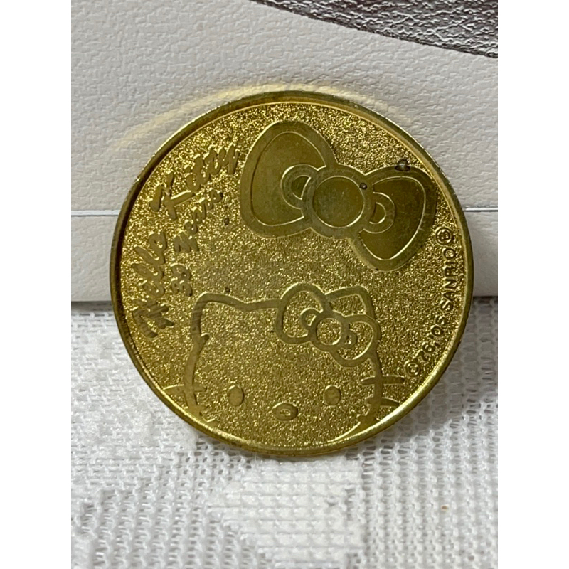 hello kitty 30TH週年紀念限定 2005日本 早期 絕版 紀念幣