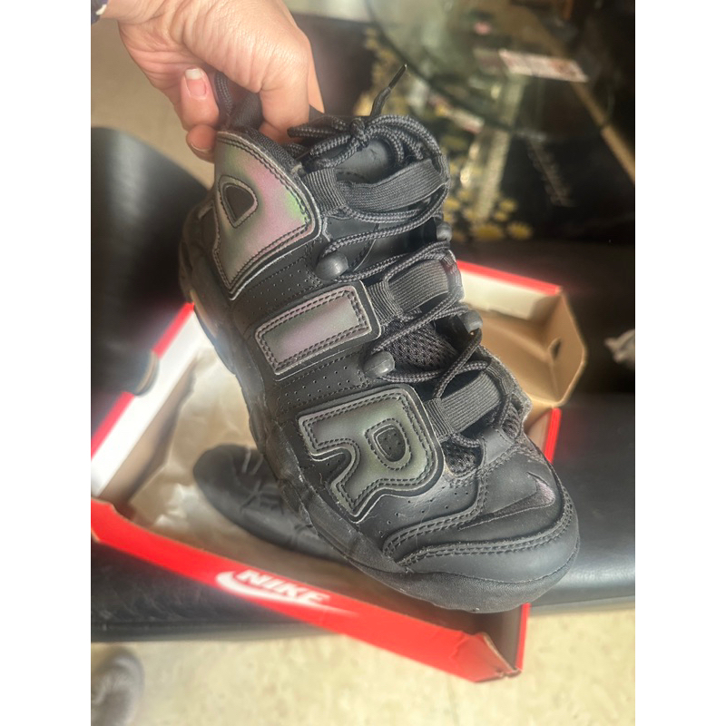 二手女鞋正品‼️ NIKE AIR MORE OPTEMPO (大AIR 反光)