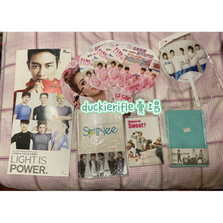 絕版 韓國 SHINee 筆記本 日記 扇子 Etude House 目錄 絕版 溫流 鐘鉉 KEY 珉豪 泰民