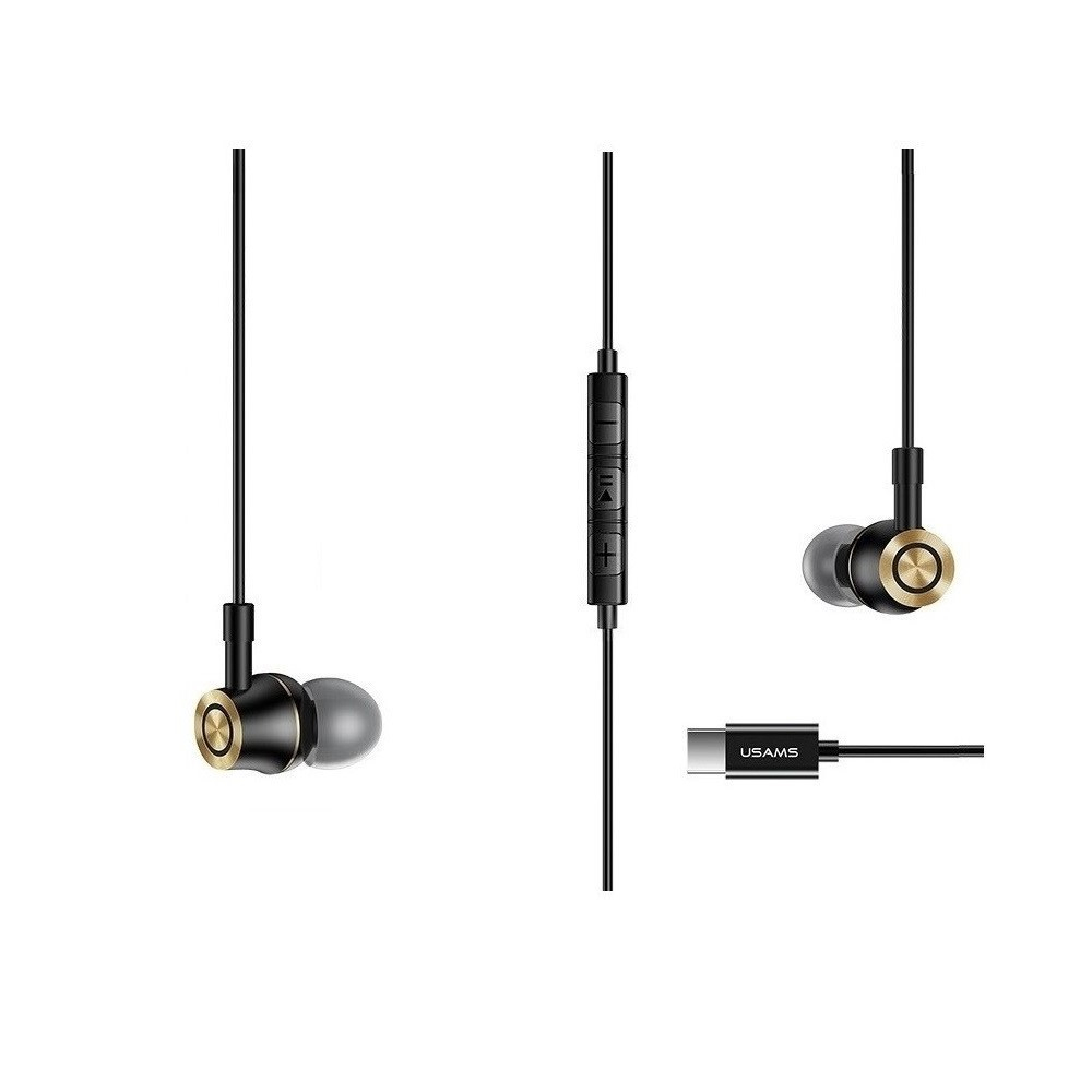 【Type-C 耳機】Usams OPPO RENO 9 Pro+ 5G 6.7吋 PGW110 入耳式立體聲金屬
