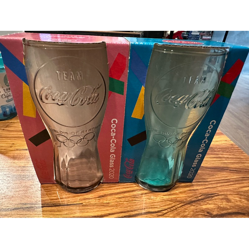 可口可樂 麥當勞2020奧運 玻璃杯