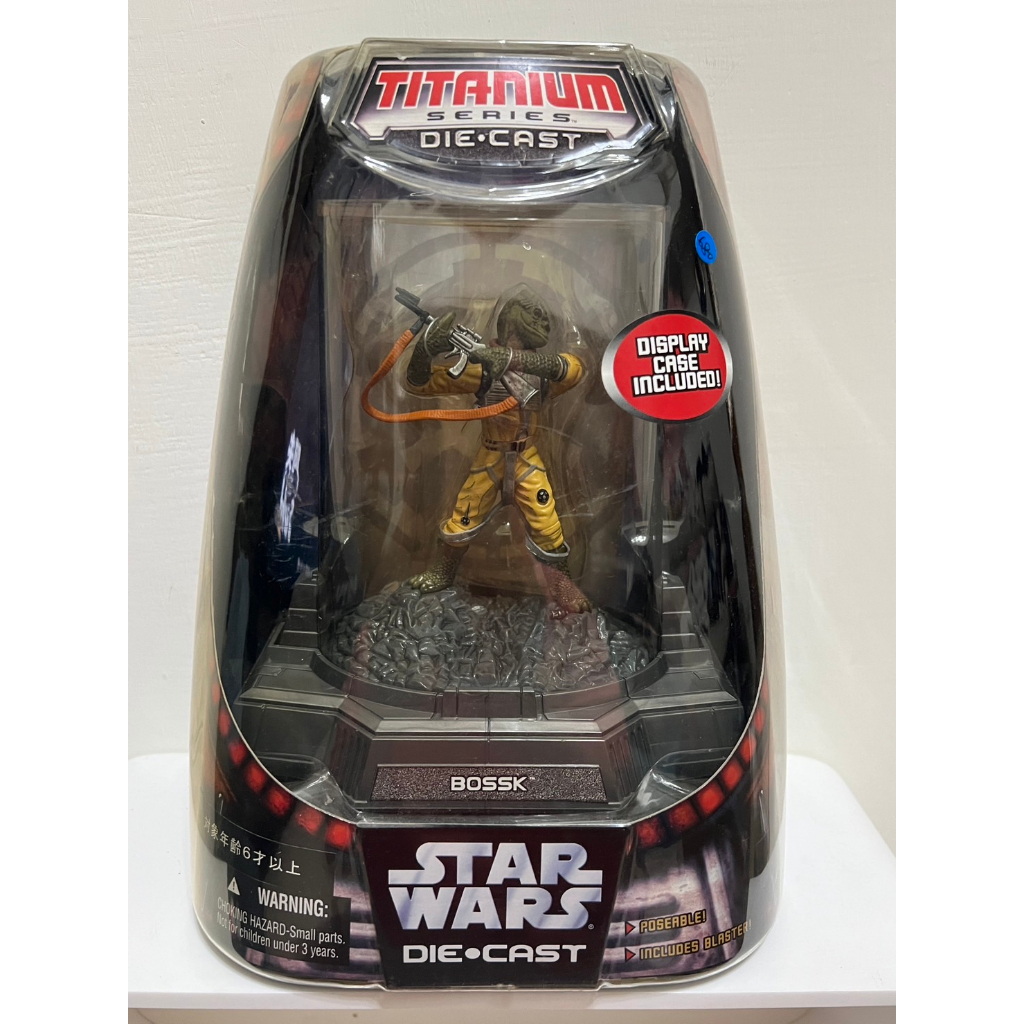 孩之寶 STAR WARS 星際大戰 TITANIUM SERIES 鈦合金系列壓鑄公仔 BOSSK