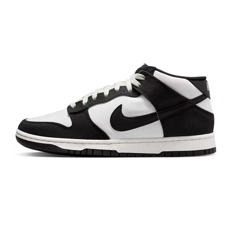 Nike Dunk  休閒鞋 Mid "Panda" 熊貓 帆布 黑白 男鞋 DV0830-102