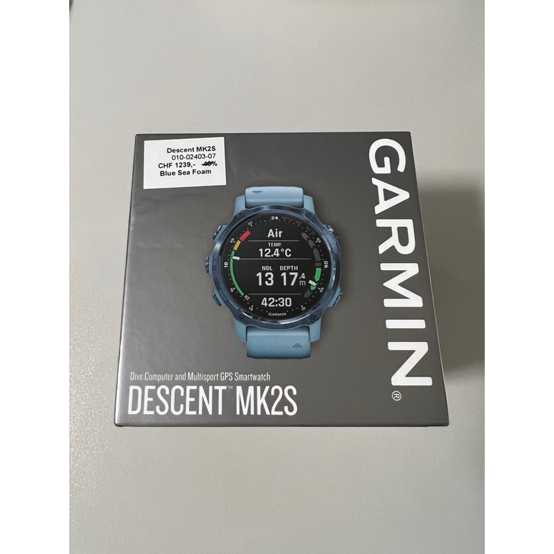 GARMIN DESCENT MK2S  GPS 潛水電腦錶