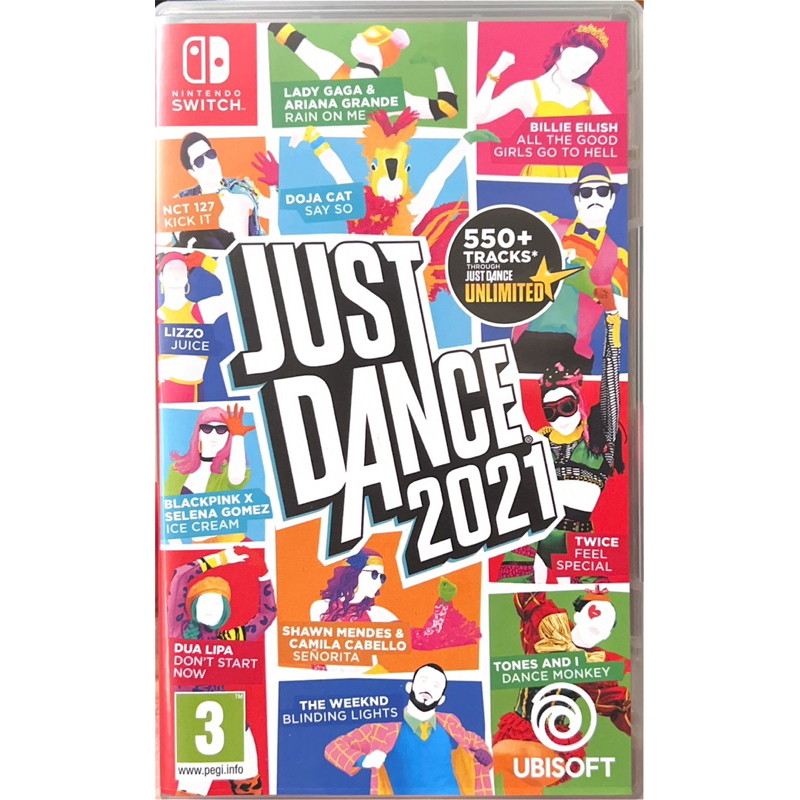 《💜二手》Nintendo Switch《Just Dance 舞力全開2021支援中文》遊戲片 ★有盒子 片況良好