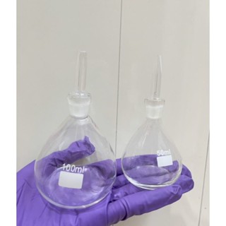 比重瓶 10ml~100ml 玻璃比重瓶 磨砂細孔塞 蓋呂氏比重瓶