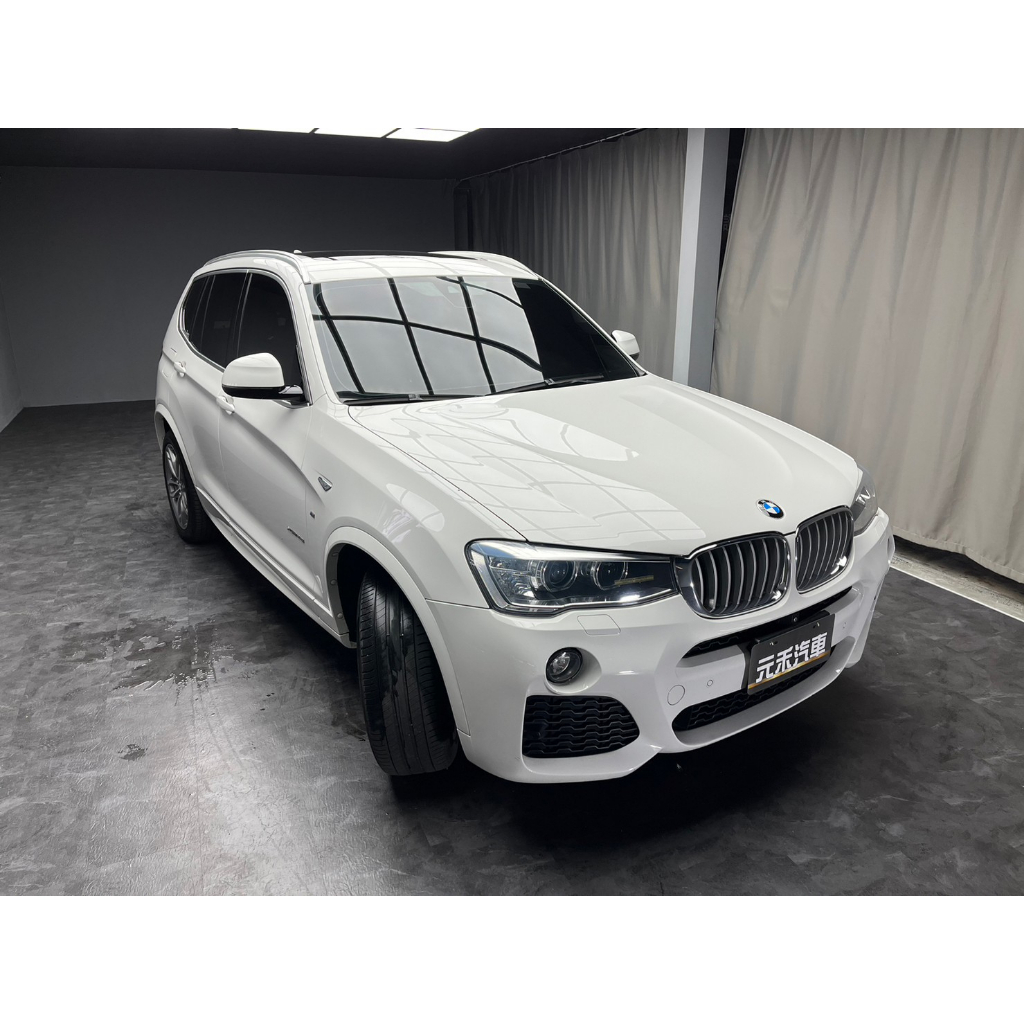 121.8萬 2017年出廠  BMW X3 xDrive28i M Sport 2.0 汽油 雪亮白 元禾阿佑