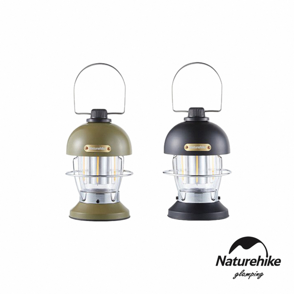 Naturehike 蘑菇充電式手提LED露營燈 ZM007 黑色.灰綠色