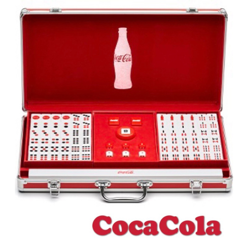 數量有限「CocaCola」可口可樂 2023食尚餐廚-麻將組