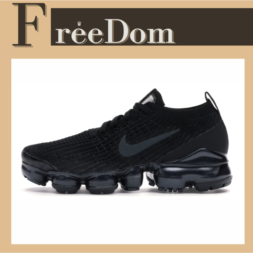 【㊕殺價】Nike Vapormax Ⅲ 全黑 三代 大氣墊 編織 透氣 緩震 男女鞋 AJ6910-002