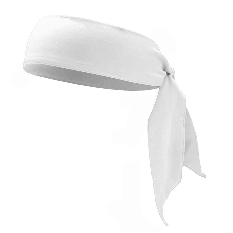 白色健身頭巾 海盜造型頭巾