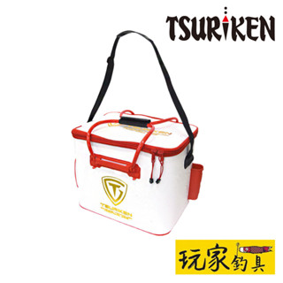 ｜玩家釣具｜TSURiKEN 釣研 TL193 白色 45cm 活魚桶